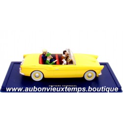 TINTIN EN VOITURE BORDURE - L'AFFAIRE TOURNESOL 