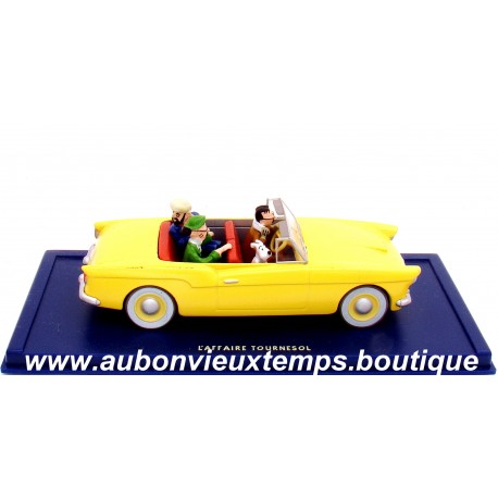 TINTIN EN VOITURE BORDURE - L'AFFAIRE TOURNESOL 