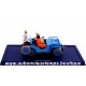 TINTIN EN VOITURE JEEP WILLYS CJ 2A