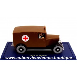 TINTIN EN VOITURE AMBULANCE - TINTIN en AMERIQUE