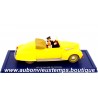 TINTIN EN VOITURE LINCOLN ZEPHYR CABRIOLET