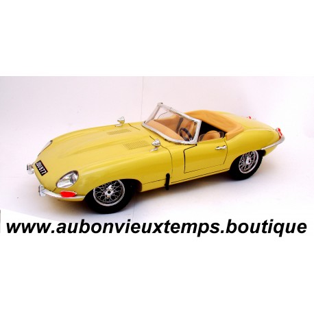 BBURAGO 1/18 JAGUAR E CABRIOLET 1961