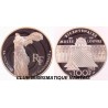 100 FRANCS 1993 ARGENT - V. DE SAMOTHRACE - MUSEE LOUVRE