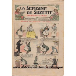 LA SEMAINE DE SUZETTE N°24 - 12 JUILLET 1906 - BECASSINE FAIT DES OEUFS A LA COQUE