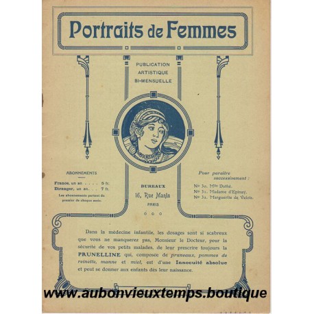 PORTRAITS de FEMMES N° 29 - CHARLOTTE CORDAY - MAI 1911