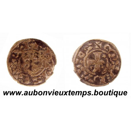 DENIER ARGENT 1060 – 1160 Ap. J.C. GEOFFROY II de DOUZY – GIEN - BERRY