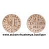 25 CENTIMES Billon 1839 REP. ET CANT. DE GENEVE - SUISSE