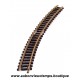 ROCO 2410 RAIL COURBE pour TRAINS Ech. : N 1/160