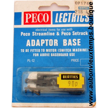 PECO ADAPTOR BASE PL-12 pour TRAINS Ech. : N 1/160