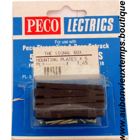 PECO SUPPORT de FIXATION d'AIGUILLAGE PL-9 pour TRAINS Ech. : N 1/160