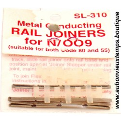 PECO RAIL JOINERS SL.310 et SL.311 pour RAILS de TRAINS Ech. : N 1/160