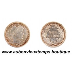 ONE DIME Argent 900‰ 1907 BARBER DIME - USA