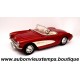 BBURAGO 1/18 CHEVROLET CORVETTE CABRIOLET 1957