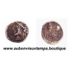 QUINAIRE ou DENIER Argent KALETEDOY LINGONS – EDUENS 80 – 50 Av. J.C. LANGRES
