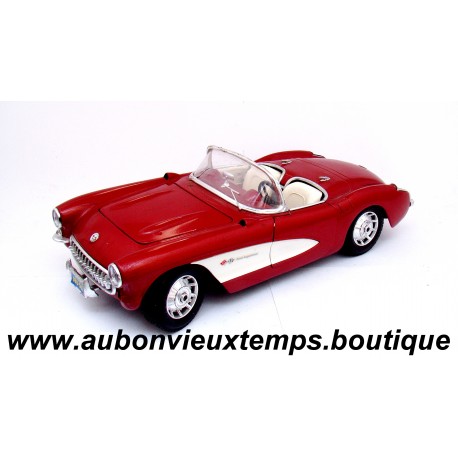 BBURAGO 1/18 CHEVROLET CORVETTE CABRIOLET 1957