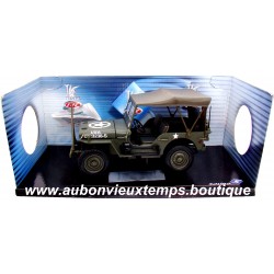 SOLIDO S 1/18 JEEP WILLYS WWII USA 1942 AB10 HQ3 Réf 8075