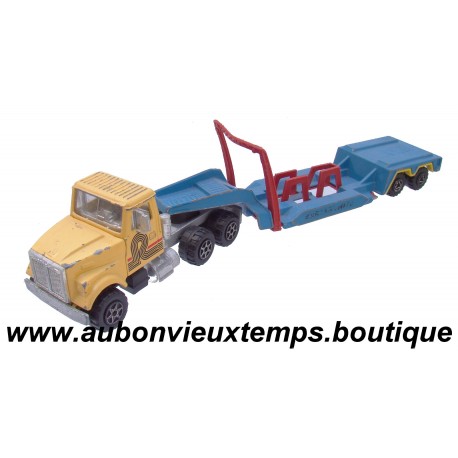 MAJORETTE REF : 3000 1/60 TRACTEUR WHITE ET TRAINE KERTAN NICE