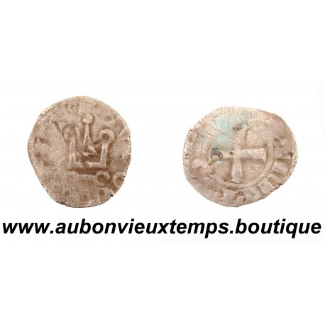 DENIER TOURNOIS à l’O Rond Billon 299 ‰ ND ( 1307 – 1310 ) PHILIPPE IV