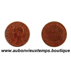 ESSAI ½ FRANC ( Module de ) Bronze 1833 HENRI V 