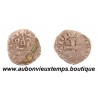 DENIER TOURNOIS ( billon 299 ‰ ) ND SL PHILIPPE III LE HARDI ou PHILIPPE IV le BEL ( 1270 – 1280 ) TOURS