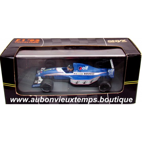 ONYX - MODEL CARS 1/43 FORMULA 1 92 COLLECTION - LIGIER RENAULT JS 37 THIERRY BOUTSEN 135