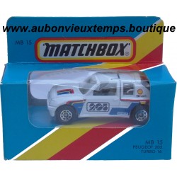 MATCHBOX REF : MB 15 PEUGEOT 205 TURBO 16 