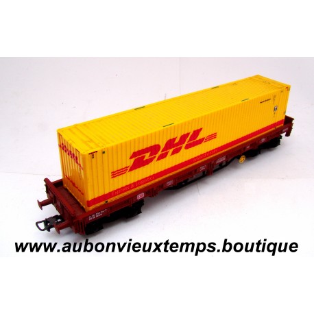 ELECTROTREN 1/87 HO WAGON MARCHANDISES REEMS DHL 3952314