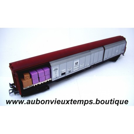 ELECTROTREN 1/87 HO WAGON MARCHANDISES DB DEUTSCHE BUNDESPOST HABIQSS 0272216