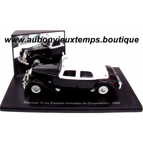 UNIVERSAL HOBBIES 1/43 CITROEN TRACTION 15 SIX FUERZAS ARMADAS de COOPERACION 1954 Réf : 0849 50 751