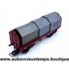 LIMA HO 1/87 WAGON PLATEAU pour MARCHANDISES à TOIT COULISSANT RIV SLS 4263074 Réf : 3186