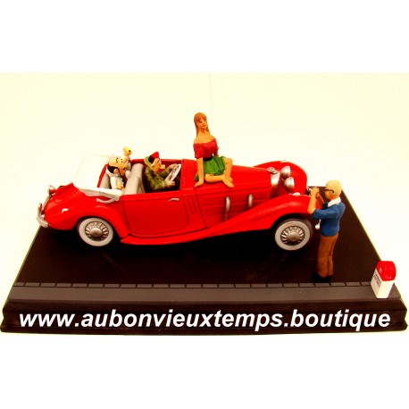 ATLAS 1/43 MERCEDES 540 K - SPIROU et FANTASIO - N 7 CANNES ANTIBES