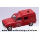 SOLIDO 1/43 REF : 1213 RENAULT 4 FOURGONNETTE POMPIERS 