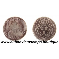 1/2 ECU Argent 1726 M LOUIS XV au BUSTE HABILLE dit “aux branches d'olivier”