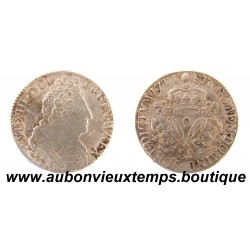 1/2 ECU Argent 1711 9 LOUIS XIV aux 3 COURONNES