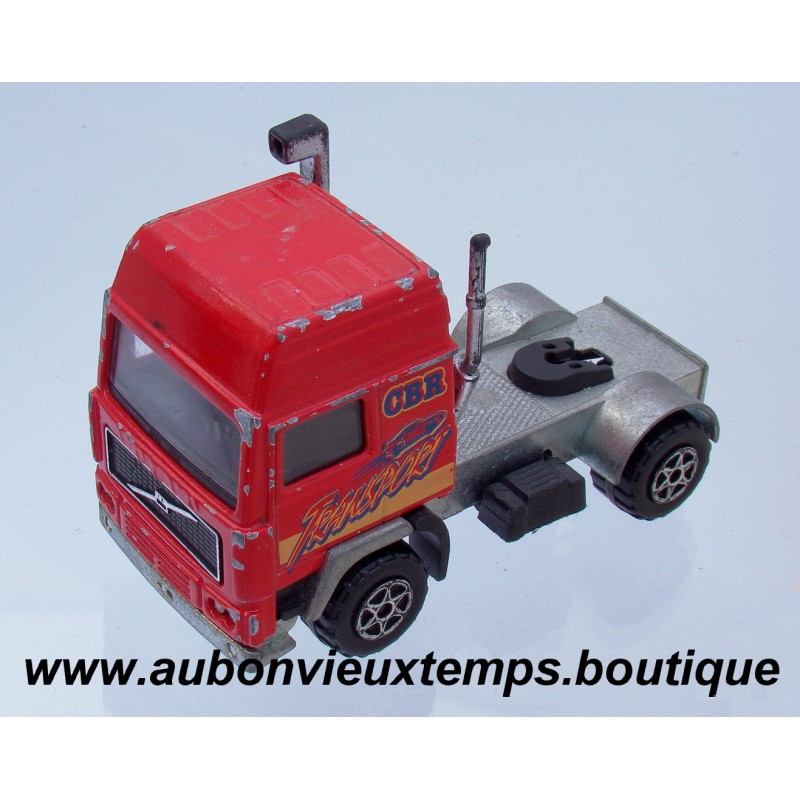 Camion Majorette Globetrotter vintage, jouet Made in France, Volvo