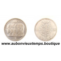100 FRANCS ARGENT 835 ‰ 1951 LEOPOLD 1 - II et III - ALBERT 1 - BELGIE
