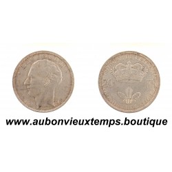20 FRANCS ARGENT 680 ‰ 1935 LEOPOLD III - BELGIQUE