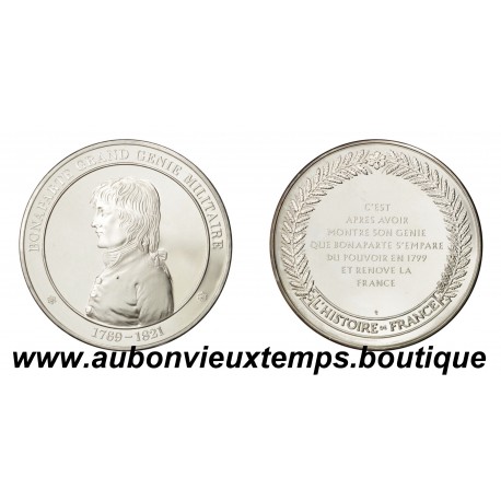 MEDAILLE Argent 925 ‰ BE ND ( 1978 ) BONAPARTE GRAND GENIE MILITAIRE