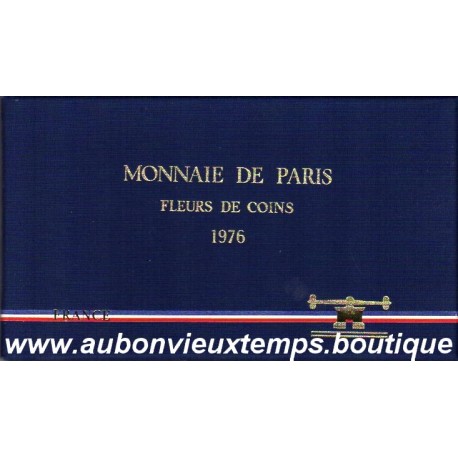 COFFRET FDC 1976 MONNAIE de PARIS - FRANCE