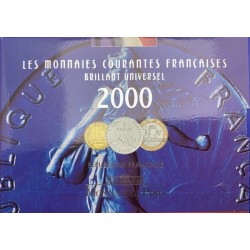 COFFRET BU LES MONNAIES FRANCAISES 2000