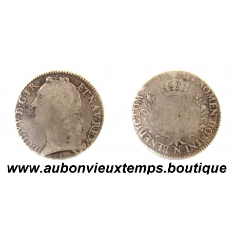 ECU Argent 917 ‰ 1747 N LOUIS XV au BANDEAU