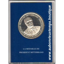 COFFRET MEDAILLE BE 1981 FRANCOIS MITTERRAND 