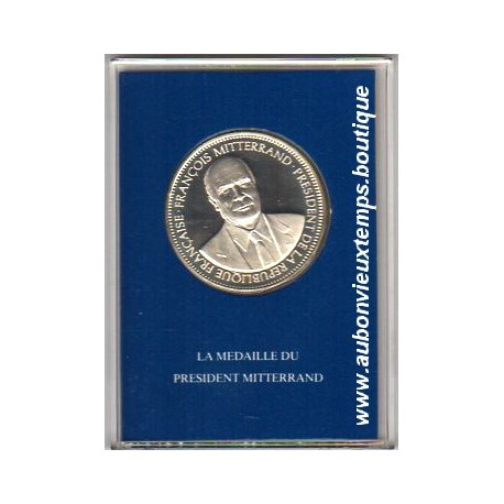 COFFRET MEDAILLE BE 1981 FRANCOIS MITTERRAND 