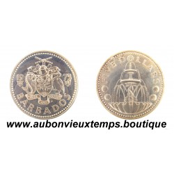 5 DOLLARS Argent 800 ‰ 1975 BARBADES