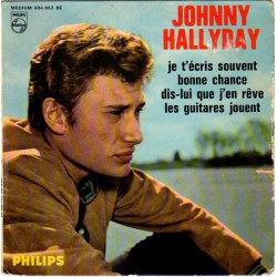 45T JE T'ECRIS SOUVENT - PHILIPS 434 862 - AVRIL 1964 - JOHNNY HALLYDAY