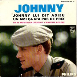 45T JOHNNY LUI DIT ADIEU - PHILIPS 437 007 - JANVIER 1965 - JOHNNY HALLYDAY