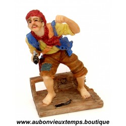 STATUETTE MINIATURE PIRATE - CORSAIRE MALOUIN