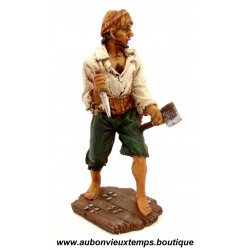 STATUETTE MINIATURE PIRATE - CORSAIRE MALOUIN