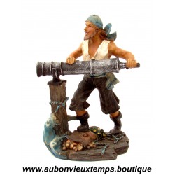 STATUETTE MINIATURE PIRATE - CORSAIRE MALOUIN