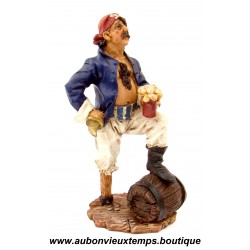 STATUETTE MINIATURE PIRATE - CORSAIRE MALOUIN